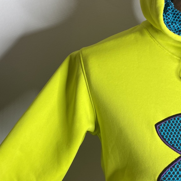 Under Armour Storm semifitted fleece lined hoodie with quilted textured logo S - Picture 8 of 16